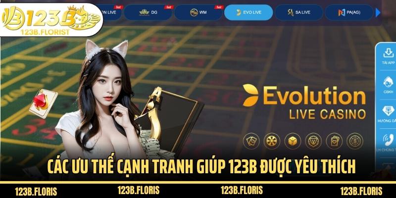 Các ưu thế cạnh tranh giúp 123B được yêu thích