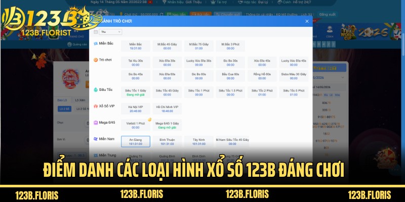 Điểm danh các loại hình xổ số 123B đáng chơi nhất