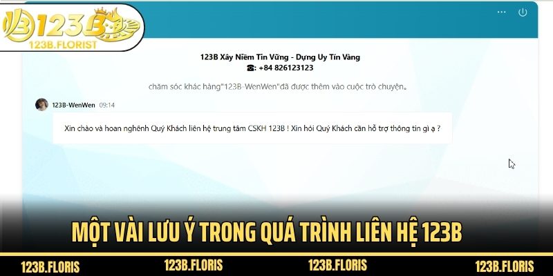 Một vài lưu ý giúp quá trình liên hệ 123B tiết kiệm thời gian