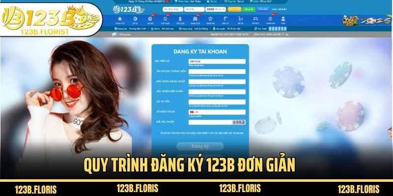 Quy trình đăng ký 123B đơn giản, chỉ cần thực hiện 3 bước